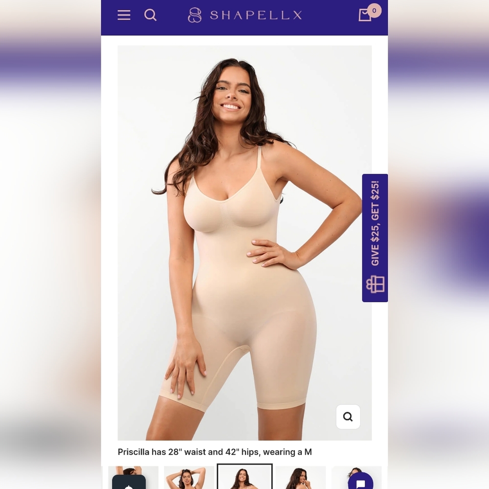 Shapellx PowerConceal™ Everyday Wear Smooth Bodysuits (Size XS/S) NWT